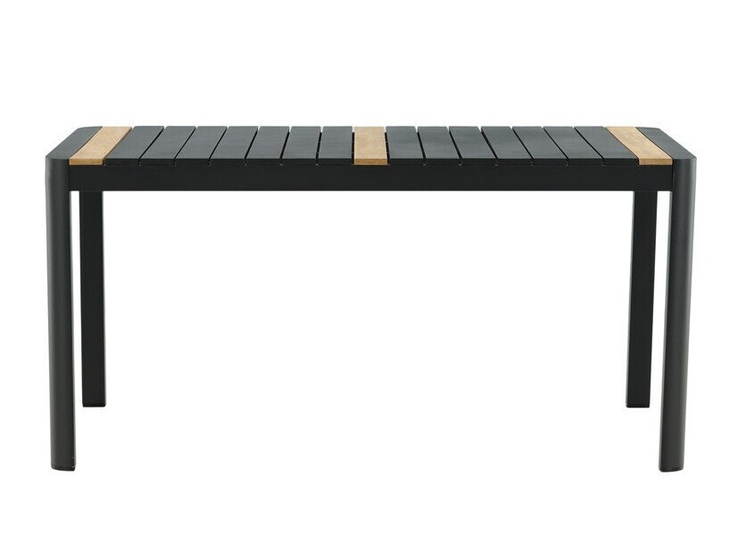 Садовый стол Dallas 2828 (Чёрный + Коричневый)