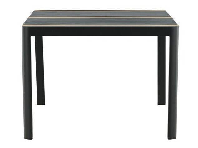 Садовый стол Dallas 2828 (Чёрный + Коричневый)