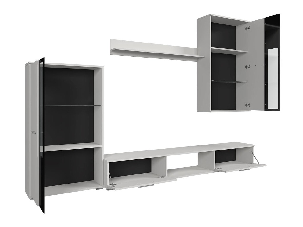 Viesistabas komplekts Genio (Artisan ozols + Balts)