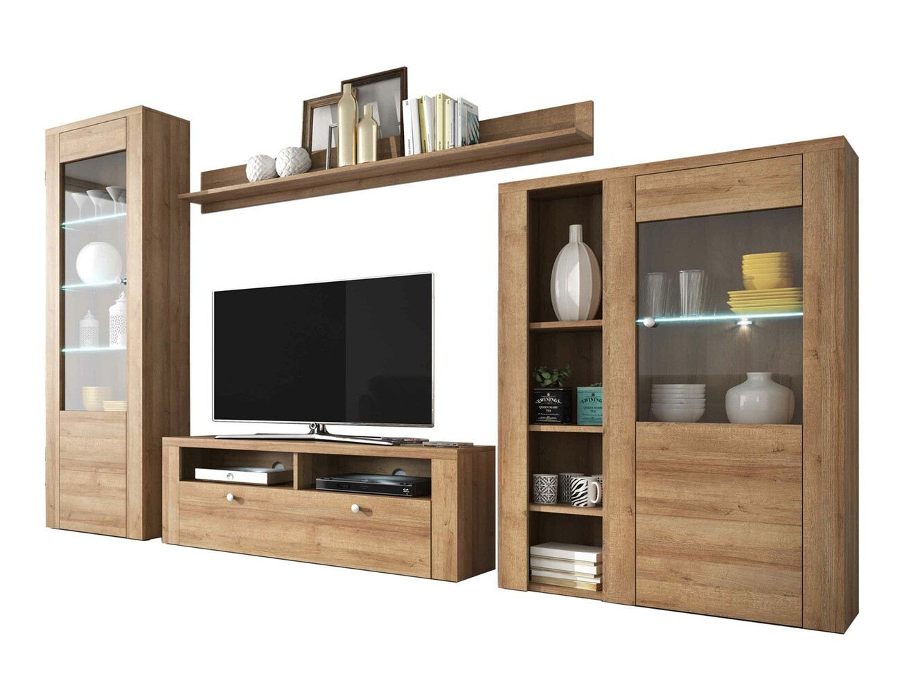 Viesistabas komplekts Salelbo 100 (Rivera ozols)