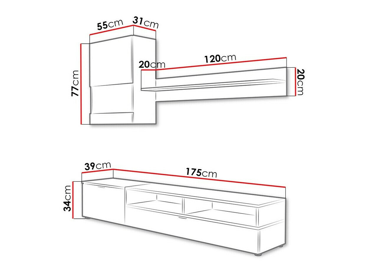 Viesistabas komplekts Toledo 113