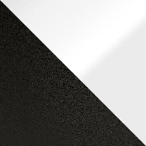 Žurnālu galdiņš Germantown 105 (Matēts melns + Glancēts balts)