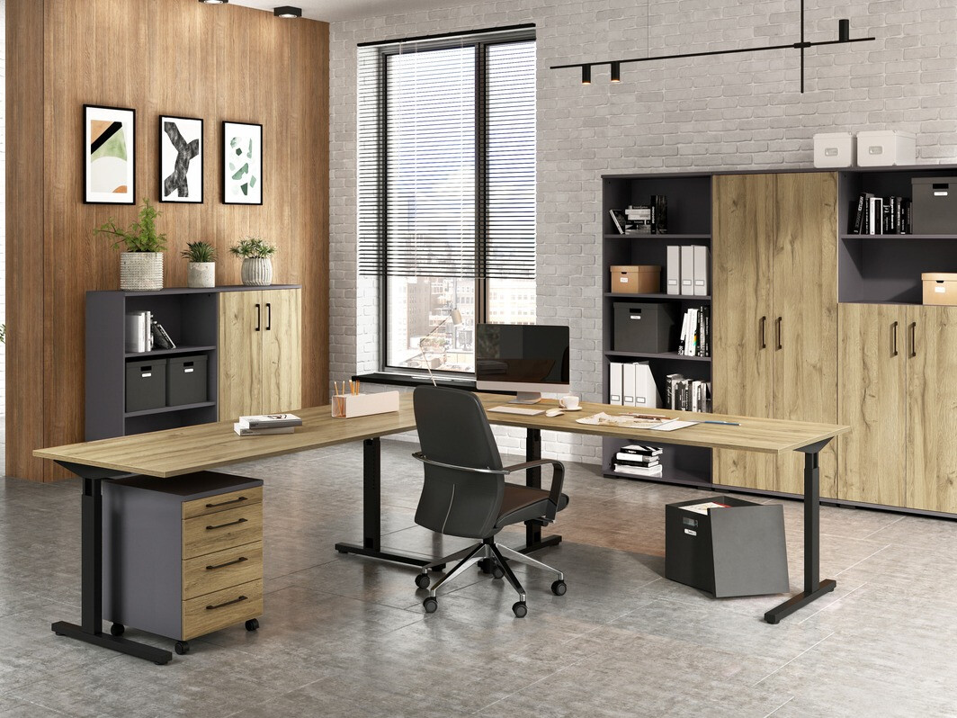 Atvilktņu bloks Lartesi 105 (Grafīts + Grandson ozols)