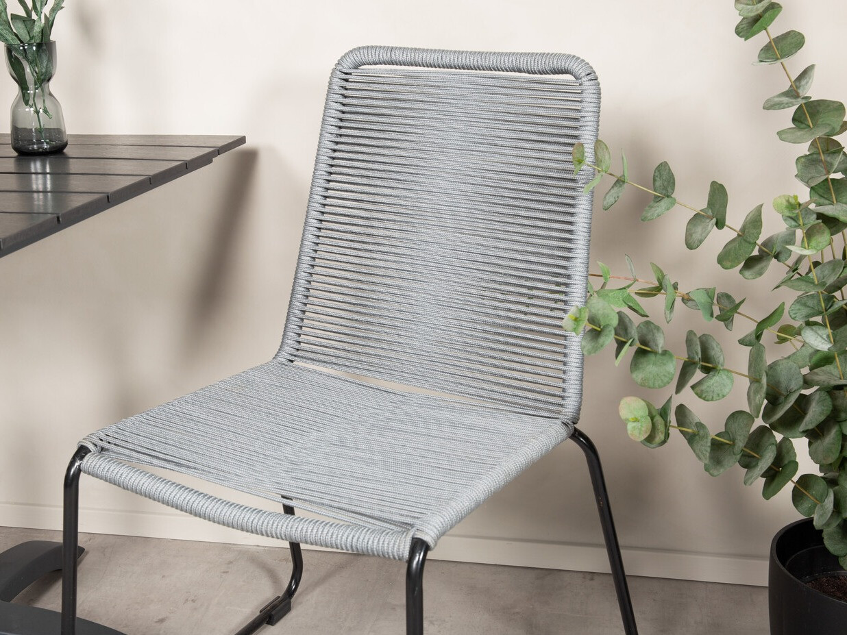 Balkona komplekts Dallas 2184 (Pelēks + Melns)