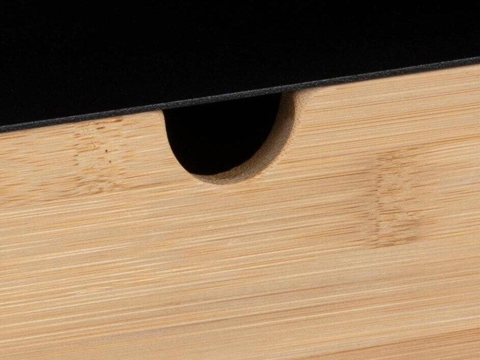 Naktsgaldiņš Norsica 375 (Melns + Gaišs koks)