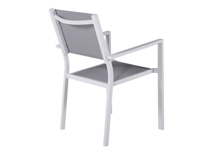 Dārza krēsls Dallas 746 (Balts + Pelēks)