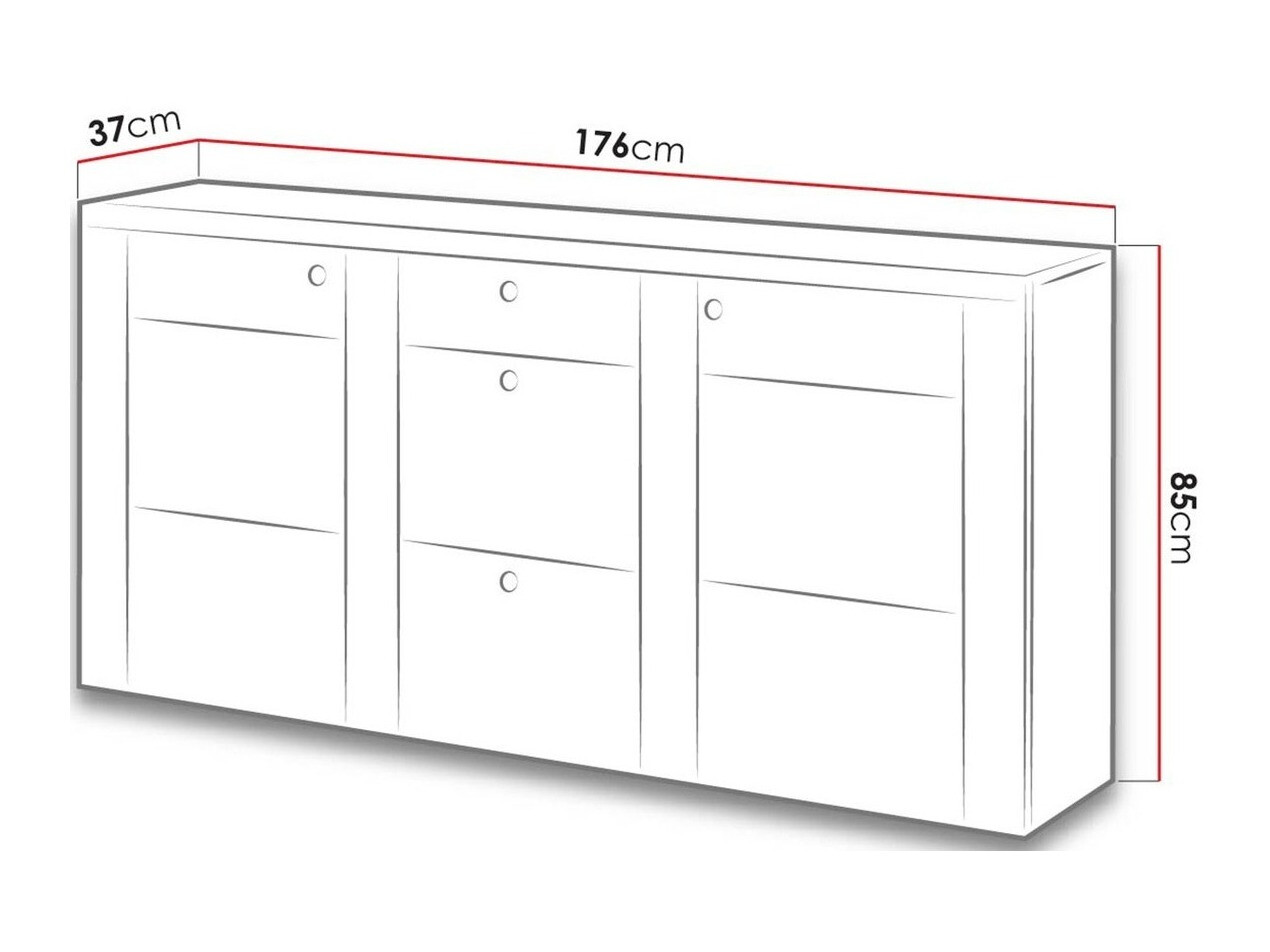 Kumode Salelbo 107 (Riviera ozols)