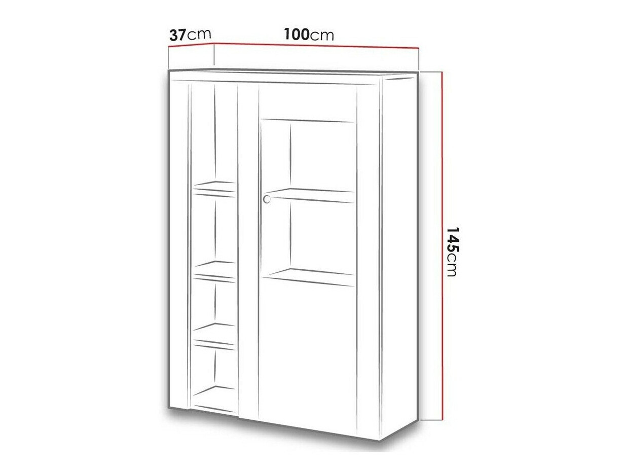 Plaukts Salelbo 104 (Riviera ozols)