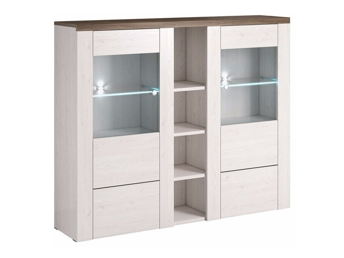 Skapis Salelbo 105 (Sīpolu lapegle + Trifele ozols)