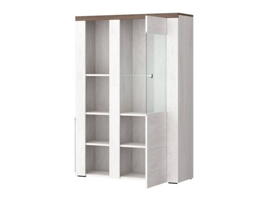 Стеллаж Salelbo 104 (Светлая лиственница Сибиу + Трюфель дуб)