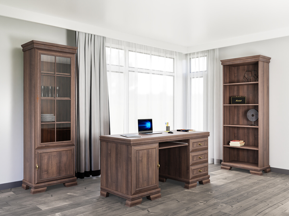 Mājas biroja komplekts Salmeru 120 (Samoa King Rieksts)