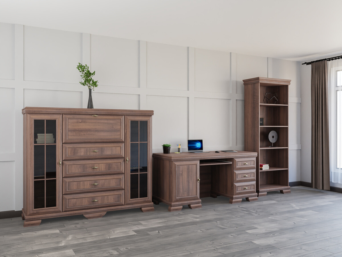 Mājas biroja komplekts Salmeru 122 (Samoa King Rieksts)