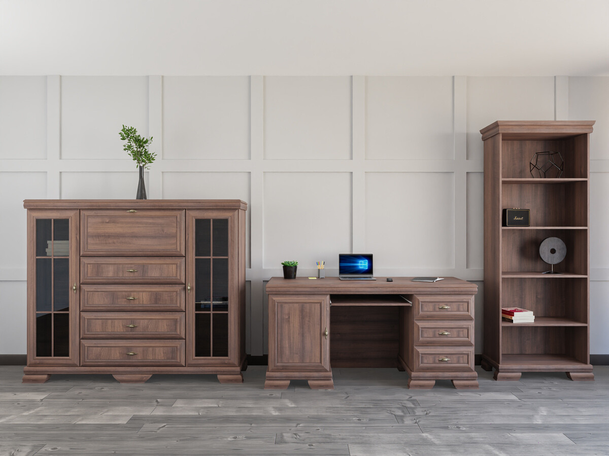 Mājas biroja komplekts Salmeru 122 (Samoa King Rieksts)