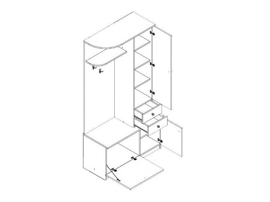 Priekšnama komplekts Murrieta 116 (Sonomas ozols)