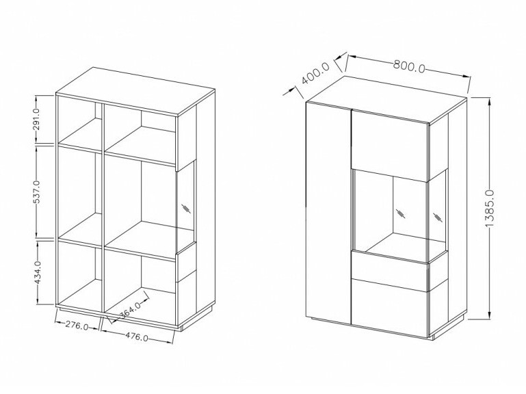 Набор для гостиной Livlore 109 (Матера серый + Дуб вотан)