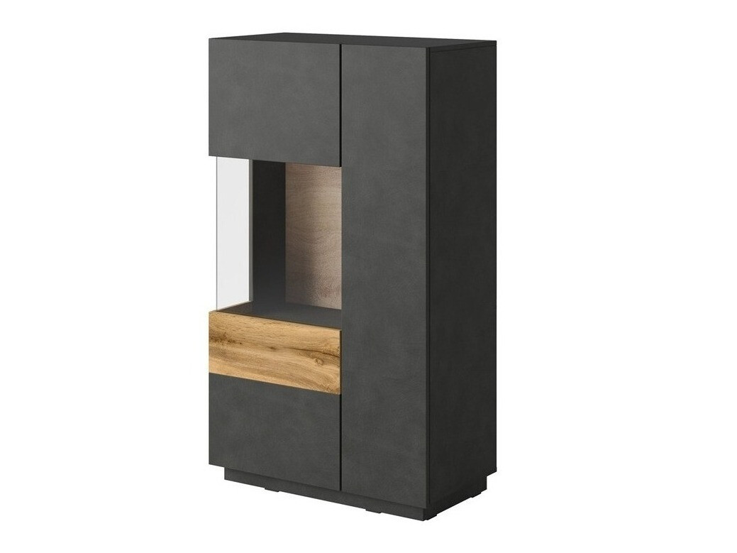 Skapis Livlore 104 (Matera pelēks + Votan ozols)