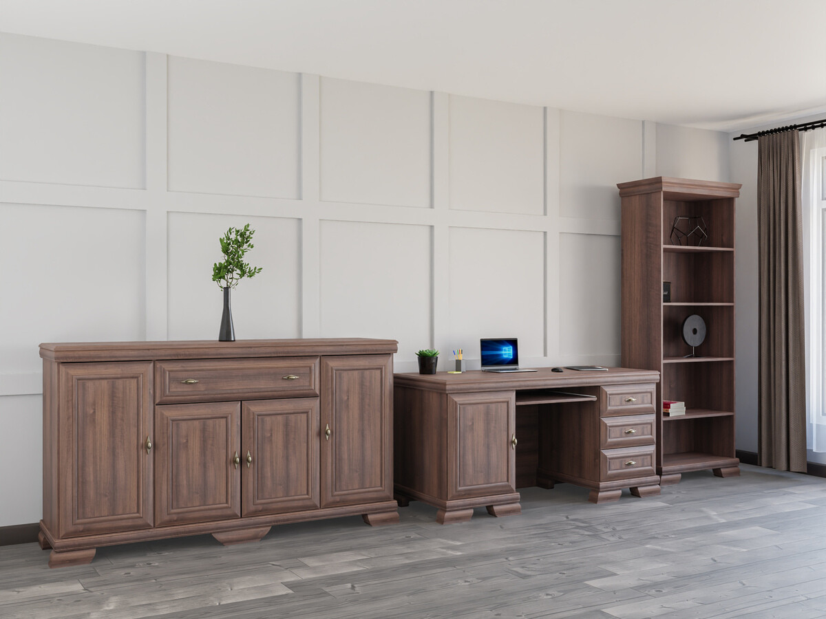 Mājas biroja komplekts Salmeru 125 (Samoa King Rieksts)