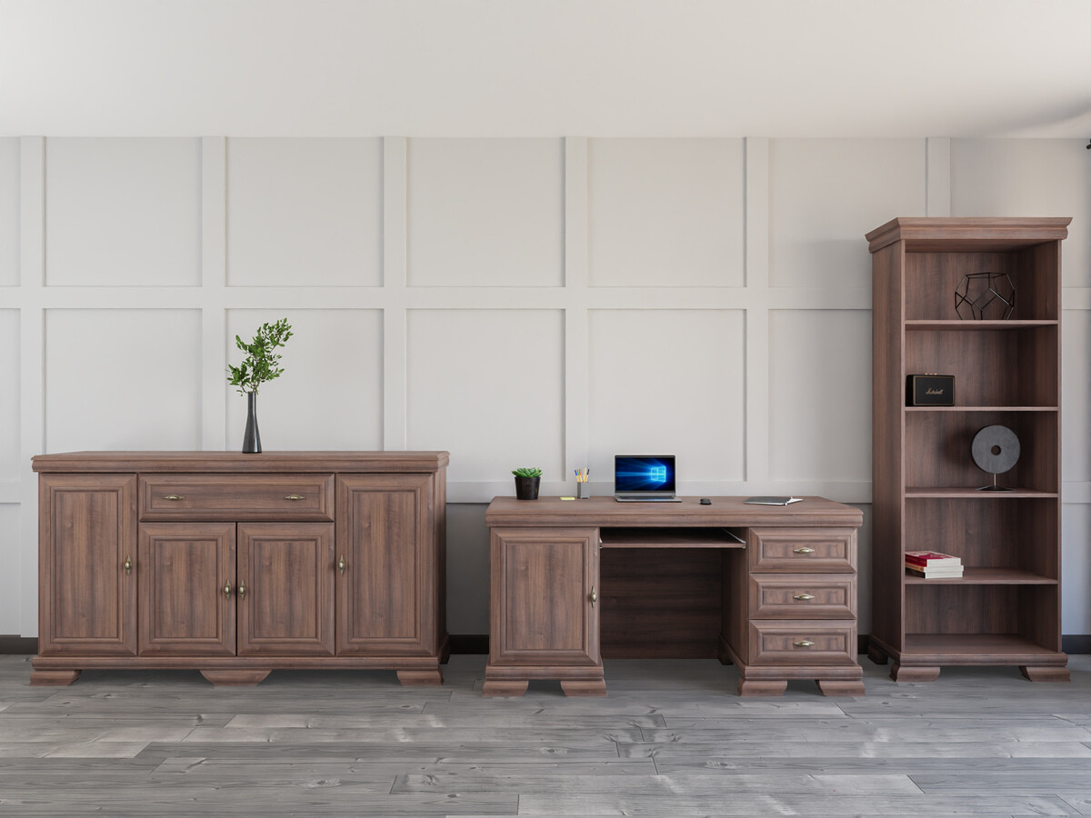 Mājas biroja komplekts Salmeru 125 (Samoa King Rieksts)