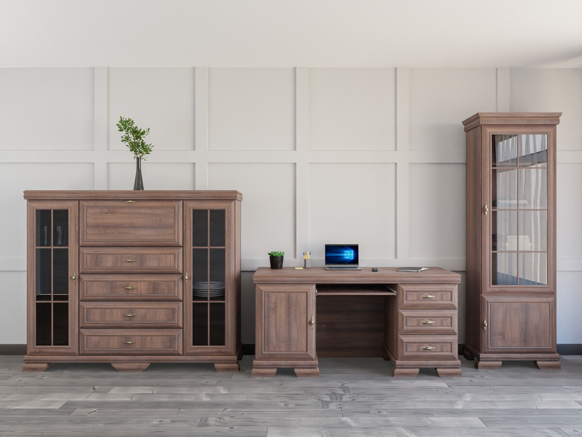 Mājas biroja komplekts Salmeru 126 (Samoa King Rieksts)