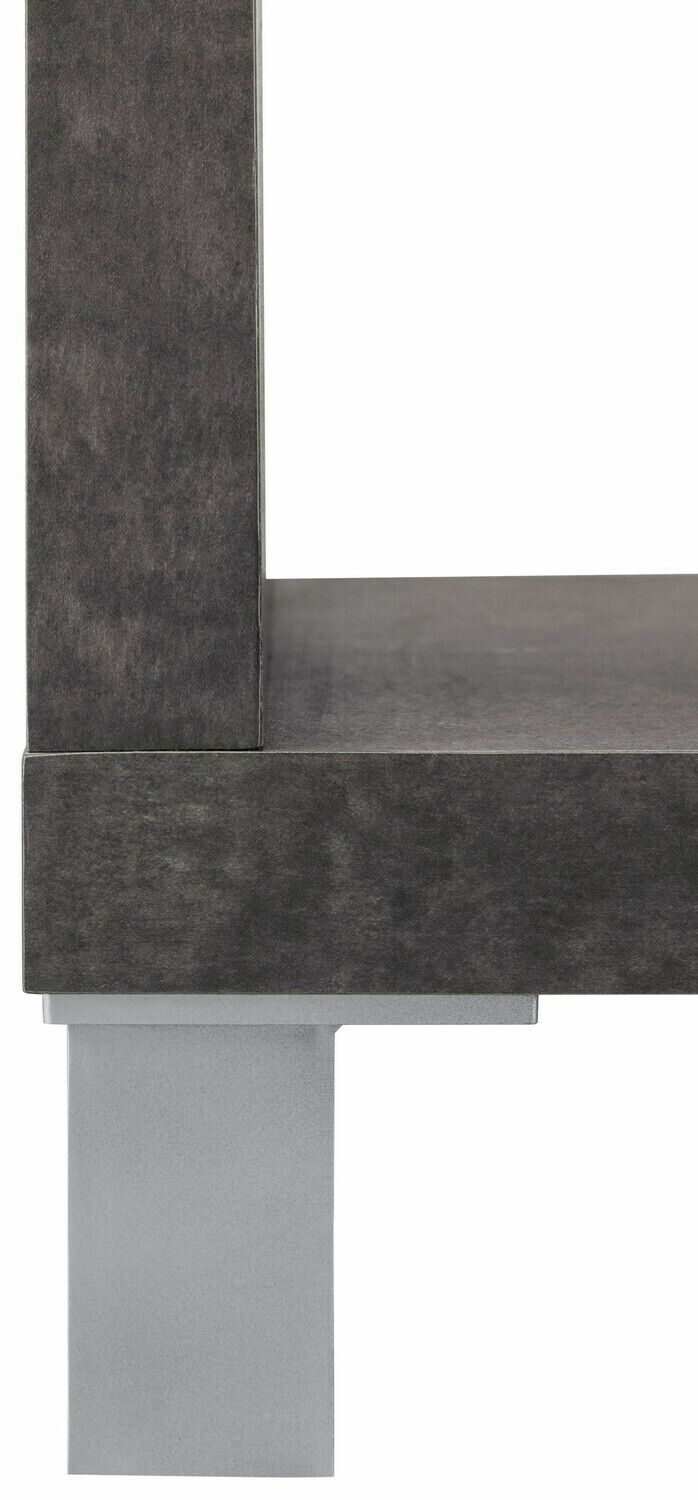 Stūra rakstāmgalds Denton 186 (Balts + Betons)