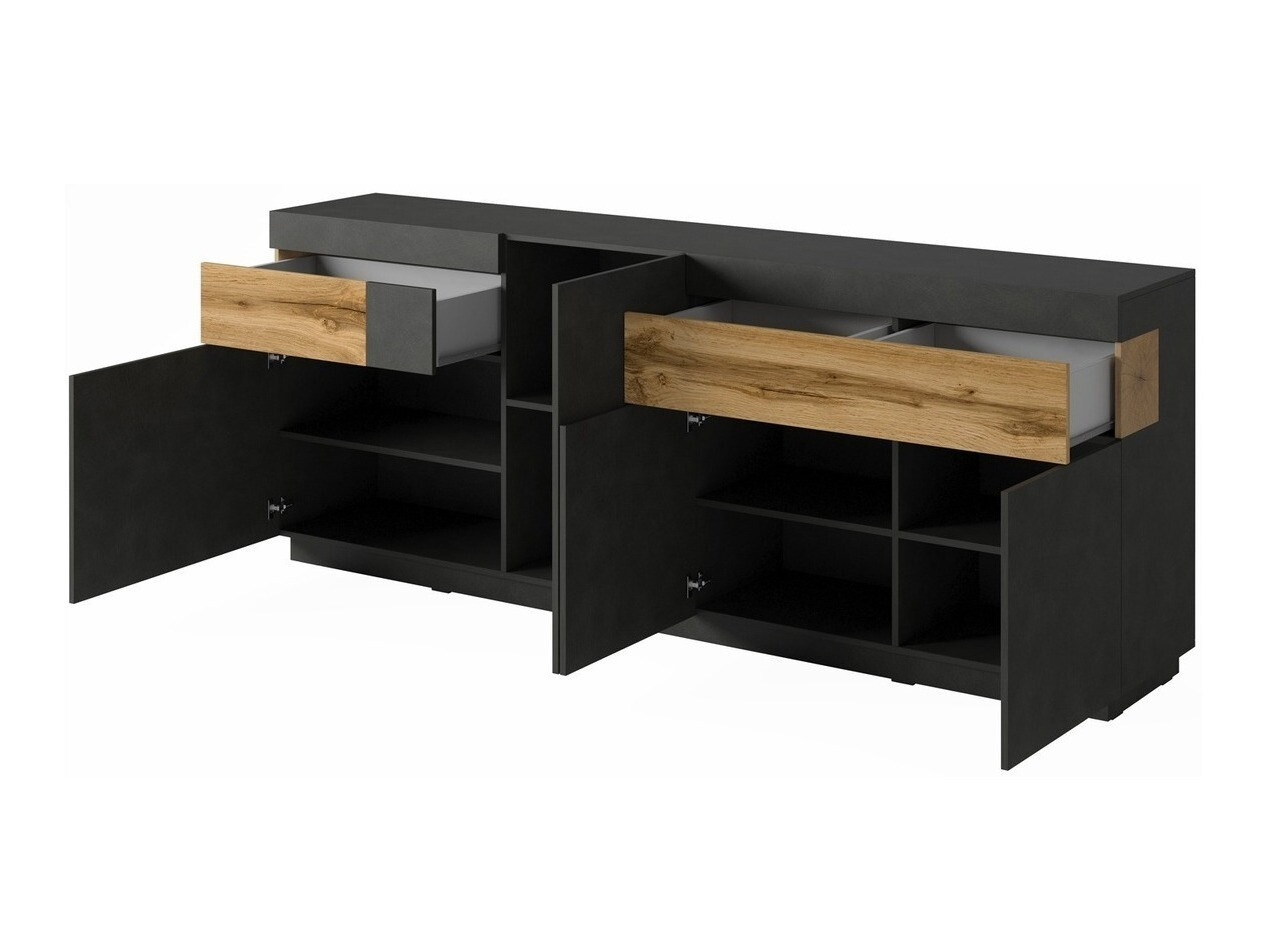 Kомод Livlore 101 (Матера серый + Дуб вотан)