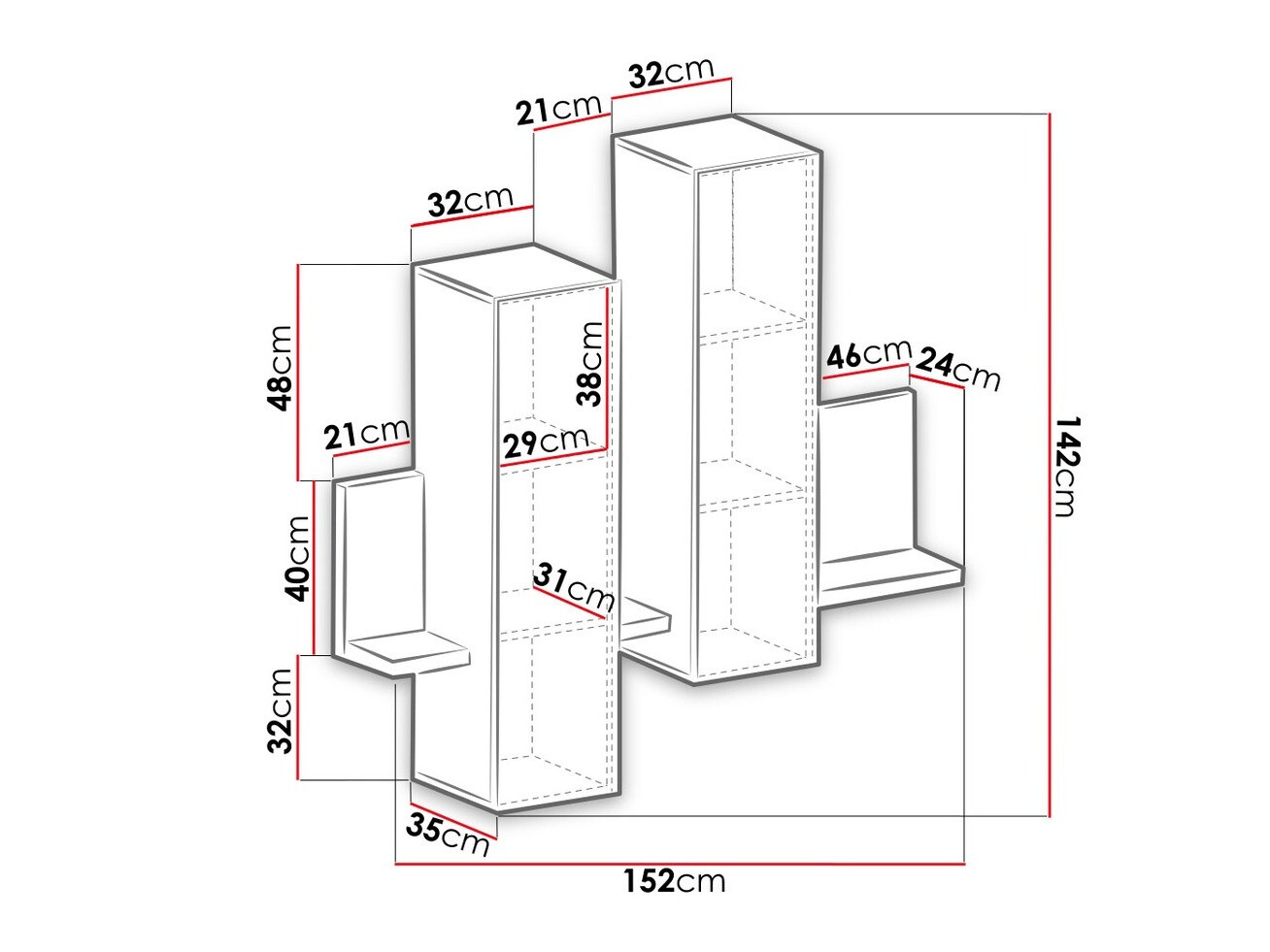 Piekarams skapītis Lutiva 101 (Matera pelēks + Tumšā egle)