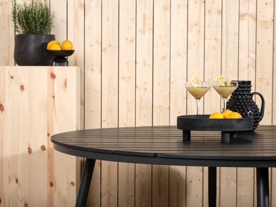 Dārza galds Dallas 2832 (Melns)