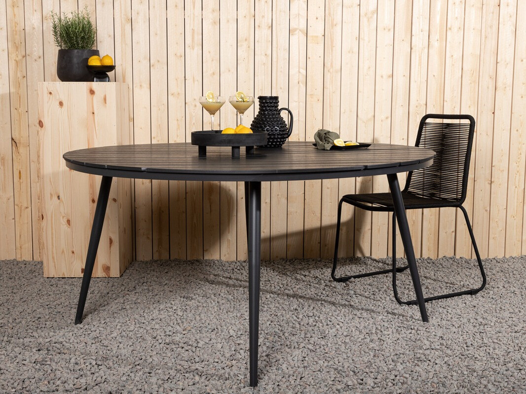 Dārza galds Dallas 2832 (Melns)