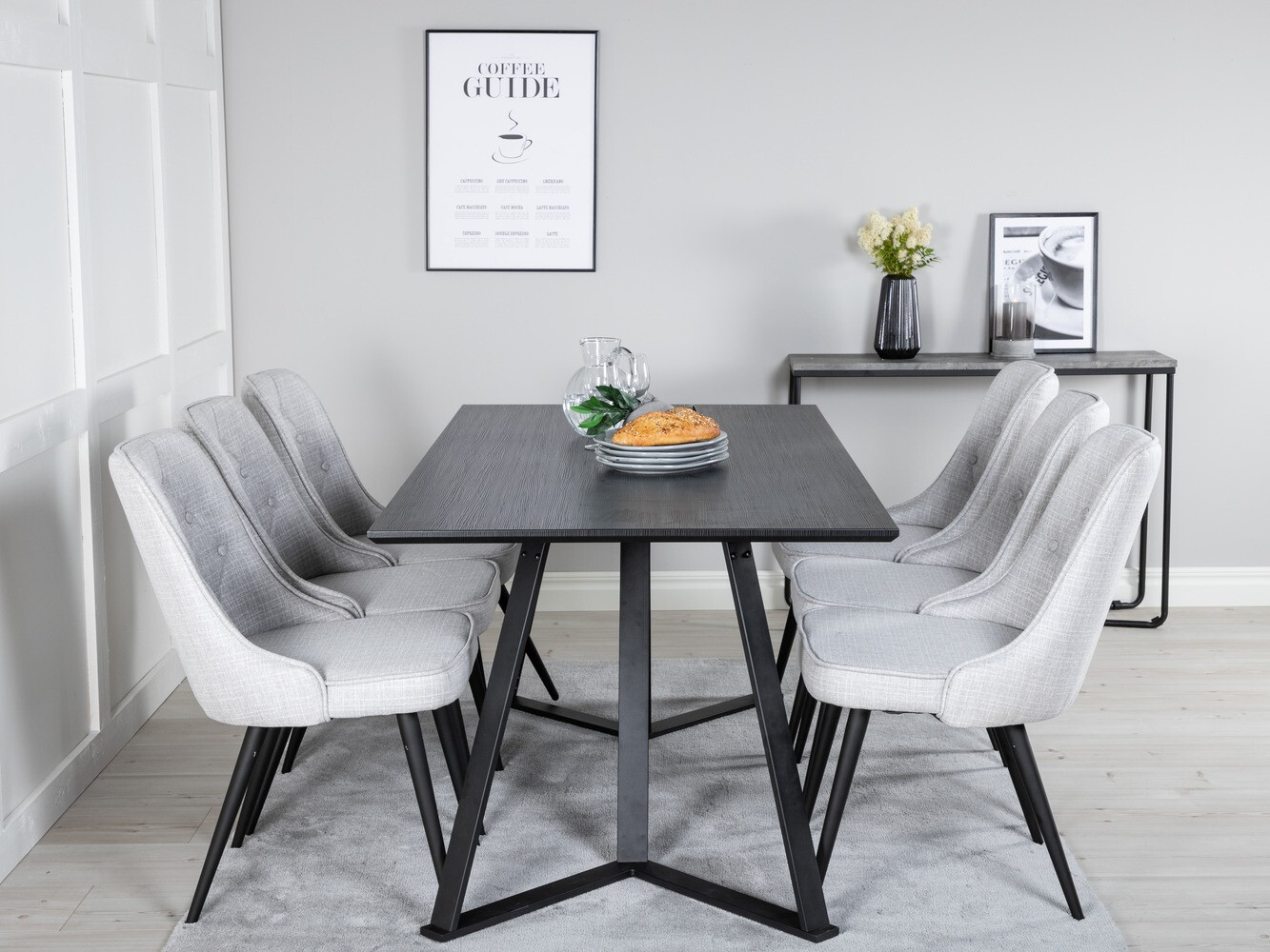 Обеденный гарнитур Dallas 1629 (Серый)