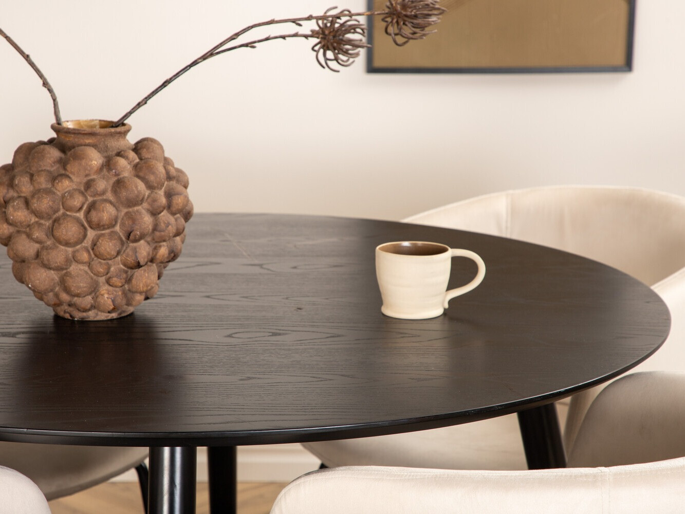 Обеденный гарнитур Dallas 2539 (Бежевый + Чёрный)