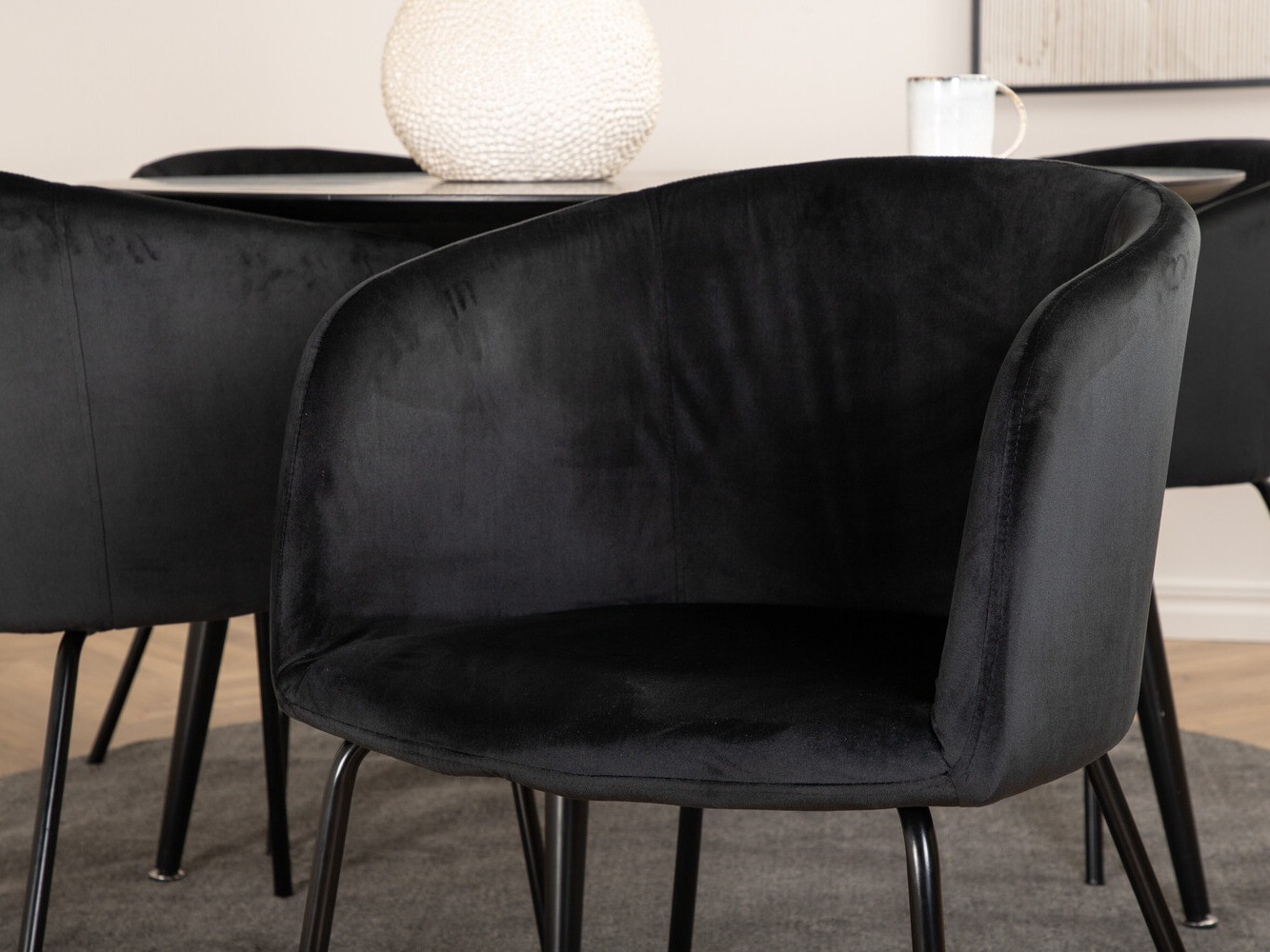 Обеденный гарнитур Dallas 2539 (Чёрный)