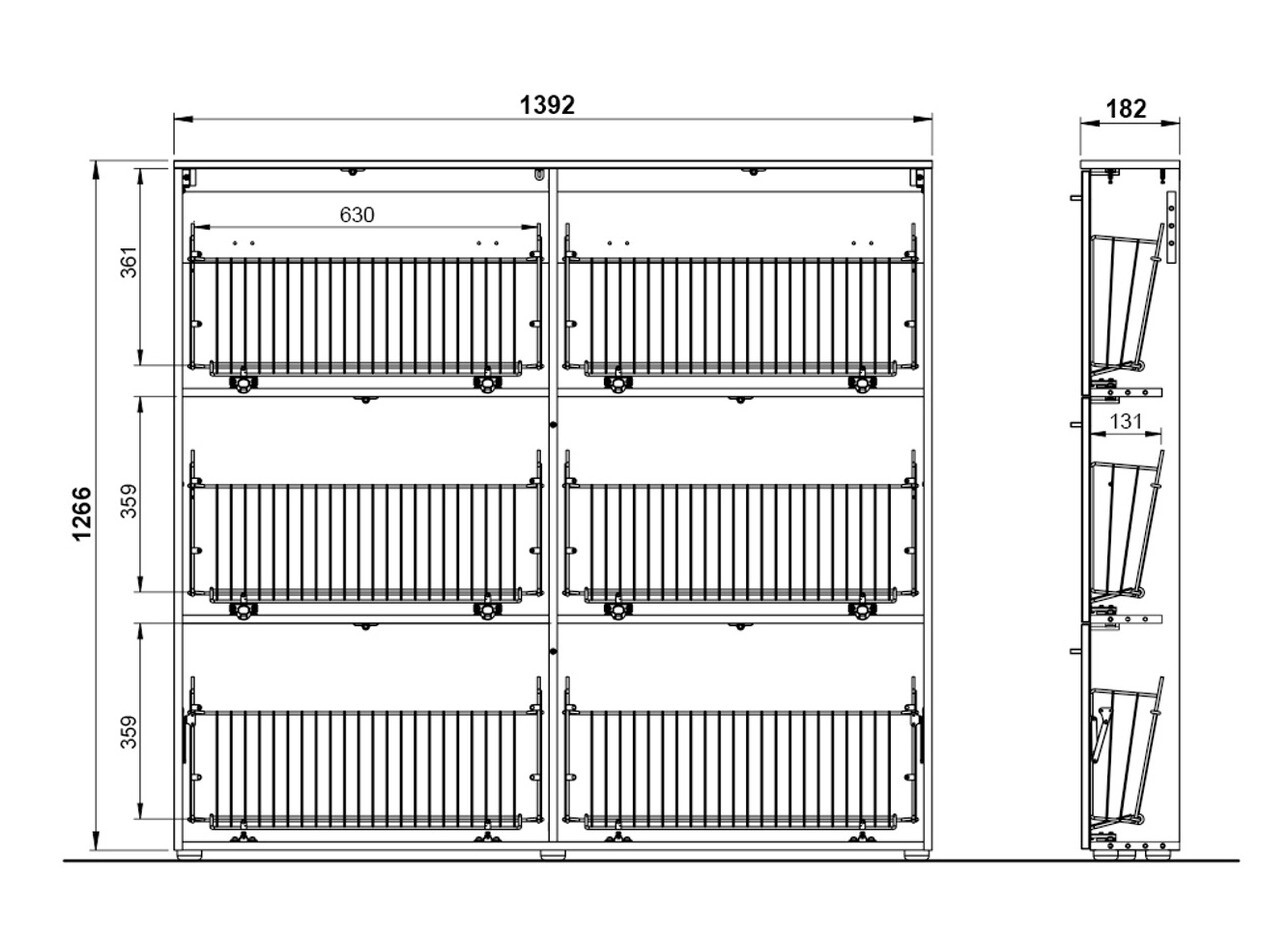Тумба для обуви Felelmo 103 (Белый)