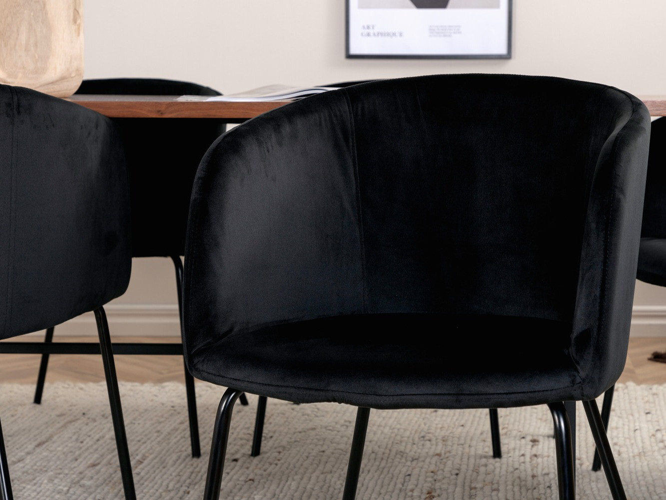 Обеденный гарнитур Dallas 2793 (Чёрный)