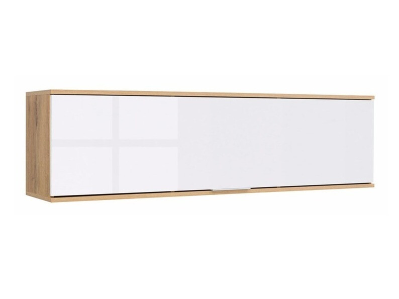 Piekarams skapītis Tivetra 110 (Votan ozols + Glancēts balts)