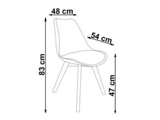 Krēsls Houston 412 (Gaiši pelēks + Gaišs koks)