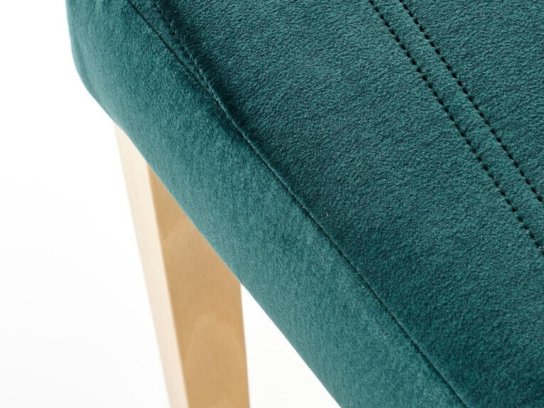 Krēsls Houston 1216 (Tumši zaļš + Gaišs koks)