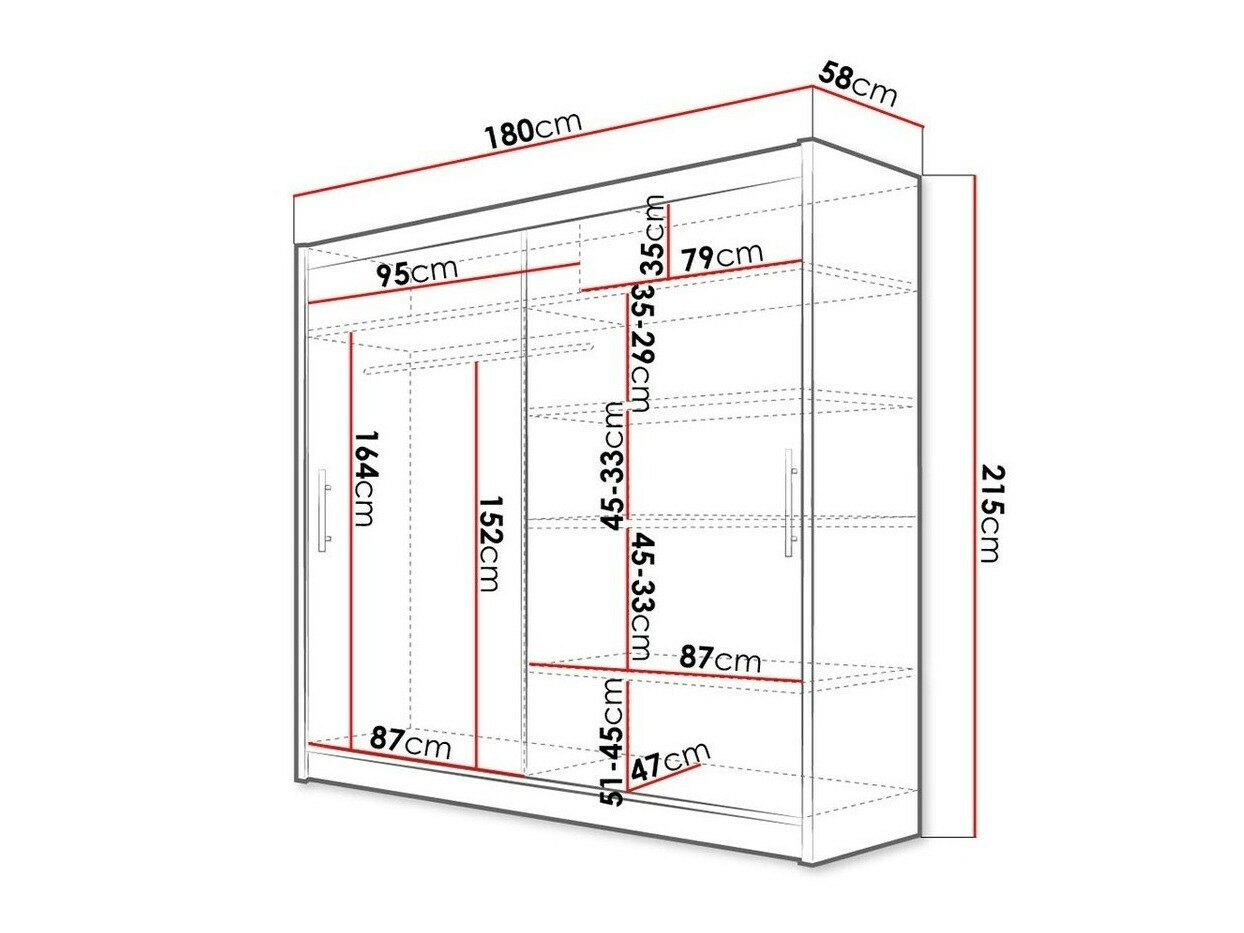 Skapis Closico 100 (Sonomas ozols)