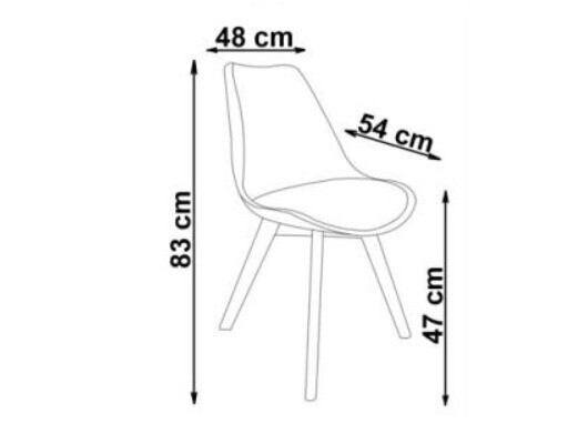 Стул Houston 412 (Темно-зеленый + Светлое дерево)