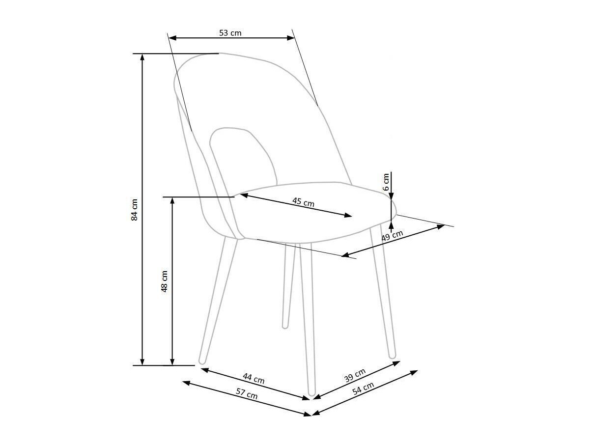 Стул Houston 960 (Темно-зеленый + Чёрный)