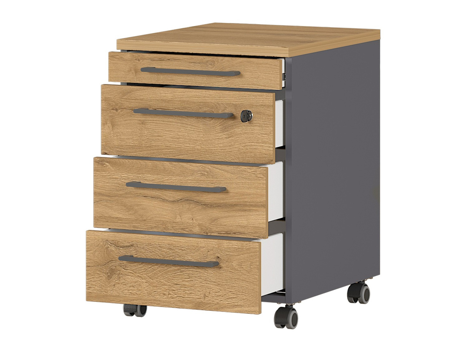 Atvilktņu bloks Eliromo 107 (Grafīts + Grandson ozols)