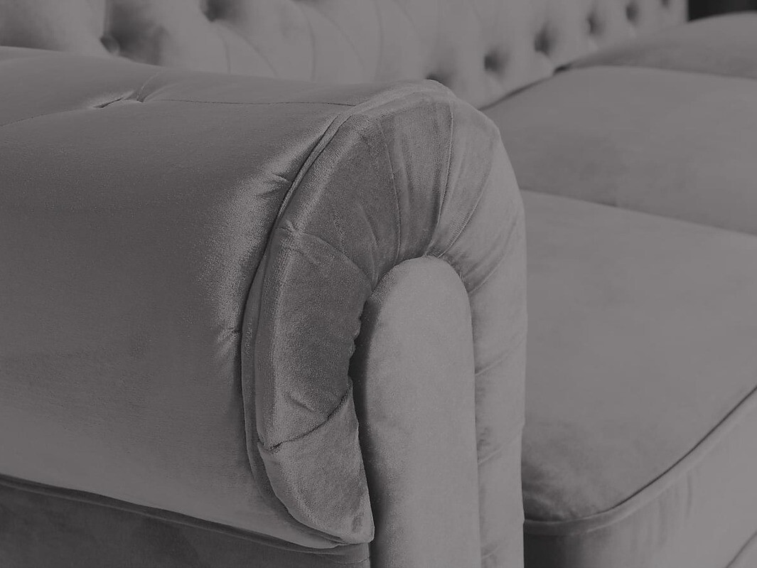 Chesterfield dīvāns Manor House Ophfenu 109 (Pelēks)