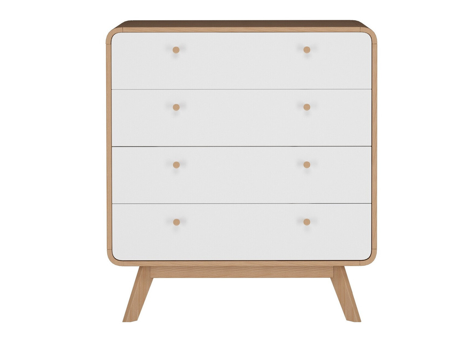 Kомод Elbtena 112 (Дуб + Белый)