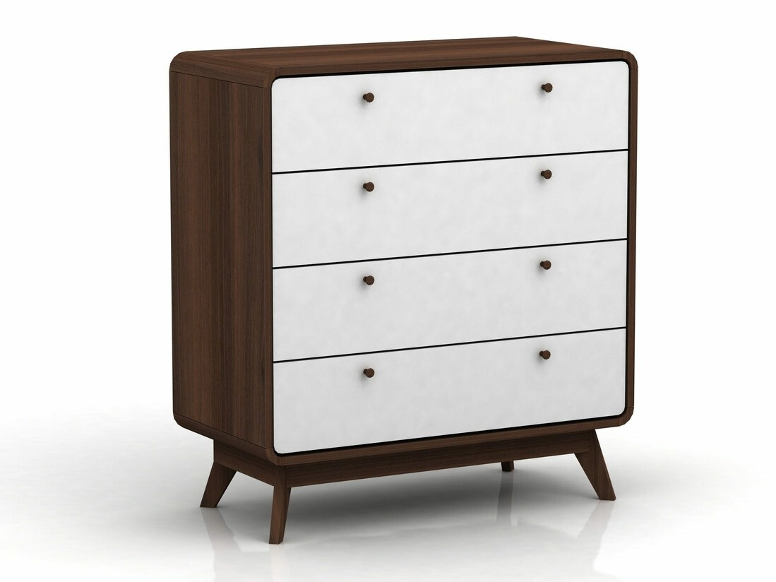 Kомод Elbtena 112 (Орех + Белый)