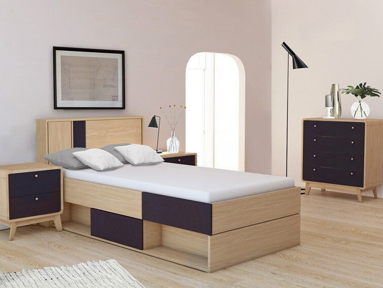 Kumode Elbtena 112 (Ozols + Melns)