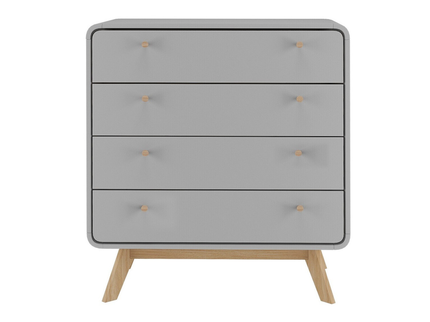 Kumode Elbtena 112 (Pelēks + Ozols)