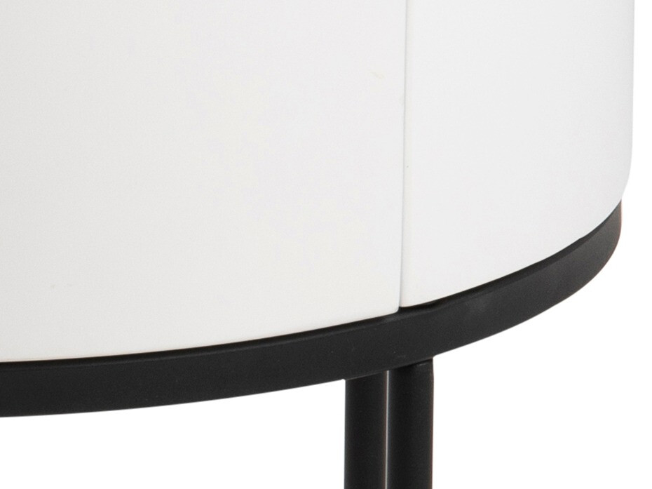 Kafijas galdiņš Norsica 595 (Balts + Melns)