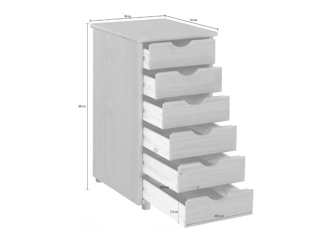 Atvilktņu bloks Denton 137 (Gaišs koks)