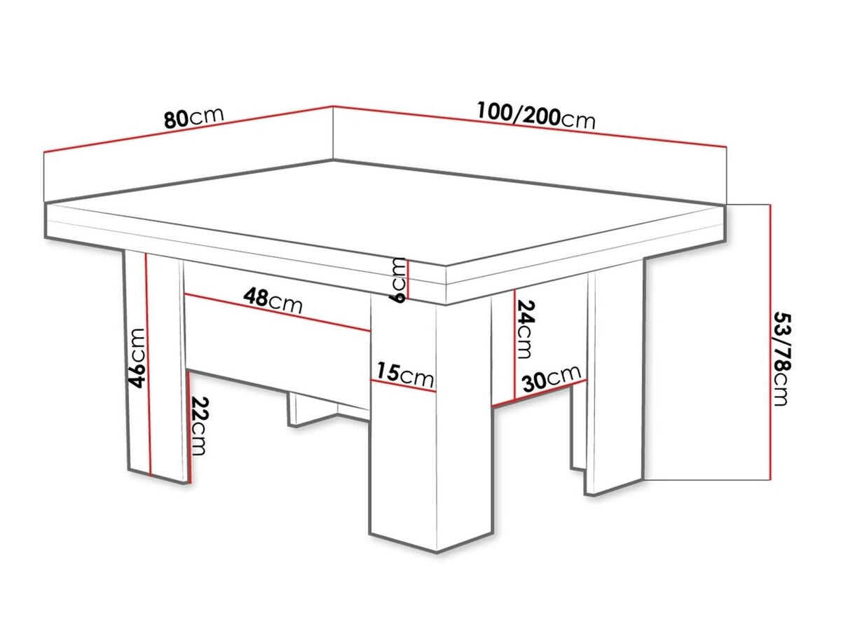 Žurnālu galdiņš transformeris Stanton 102 (Sonomas ozols)