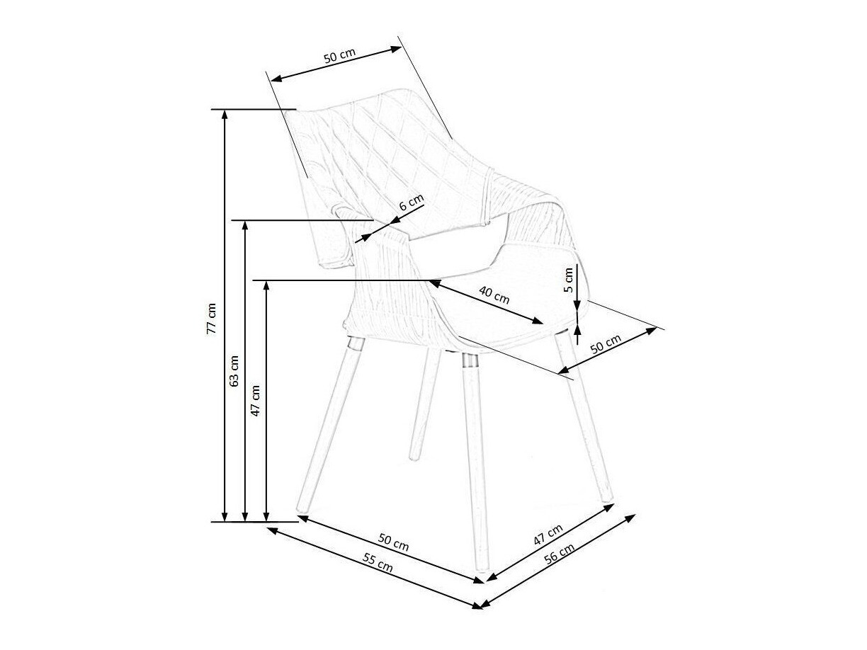 Krēsls Houston 720 (Rieksts + Melns)