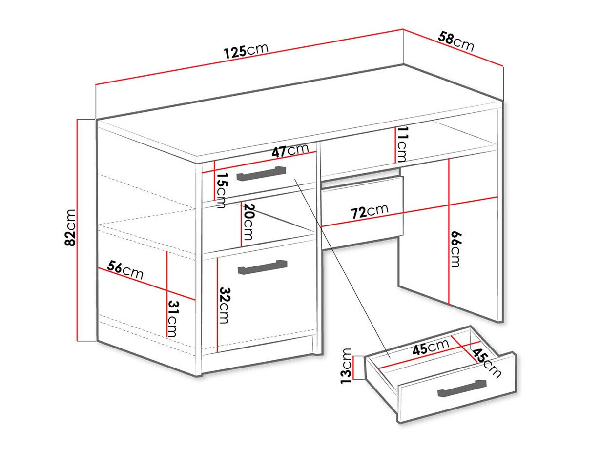Мебельный гарнитур Dortivu 121 (Синий)